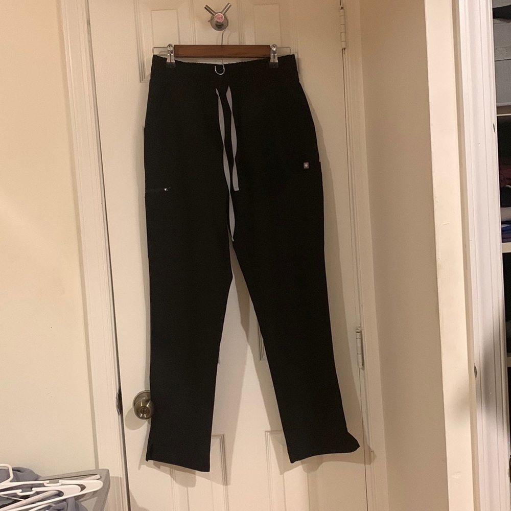 Figs Small High Waisted Yola Skinny Scrub Pants